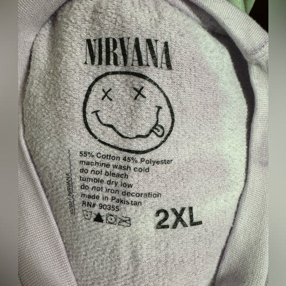 Nirvana Crew Neck 2XL - Picture 3 of 3